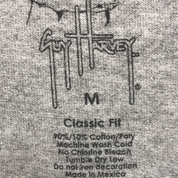 Guy Harvey Classic Fit Long Sleeve Tee GUC M - Picture 2 of 3